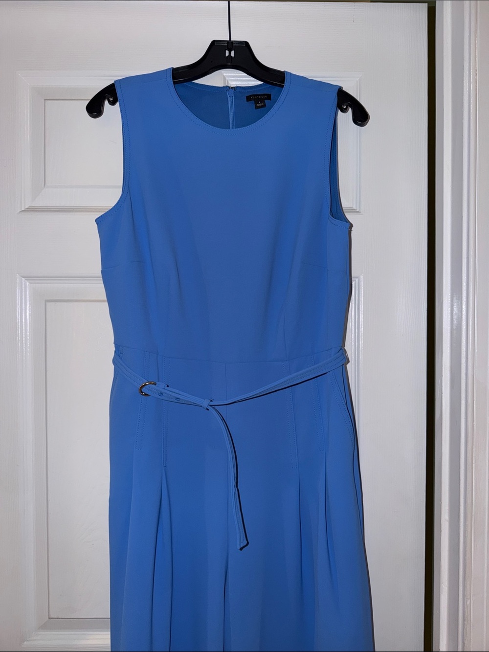 Ann Taylor Belted Jumpsuit